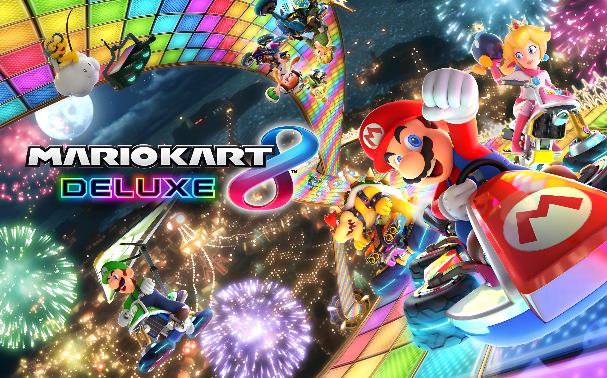 【中文】【XCI】【NSP】【升级3.0.5+1DLC】马里奥赛车8：豪华版 Mario Kart 8 Deluxe-QWYOU